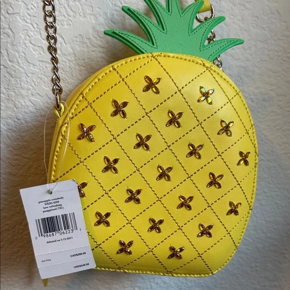 NWT Kate Spade Yellow Pineapple Crossbody Bag Crossbody Bags